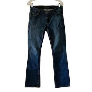 Simply Vera Vera Wang Size 6 Blue Stretch Denim Jeans Bootcut Westerncore